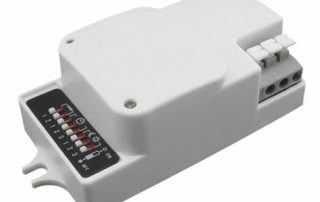 Microwave motion sensor setting