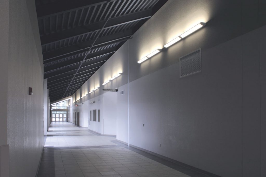 Wall-mounted linear lights are affixed to vertical surfaces, offering both functional and decorative lighting solutions. These are commonly used in corridors, staircases, and accent walls. Wall-mounted lights can be utilized to highlight architectural features or artwork, creating a visually appealing environment.