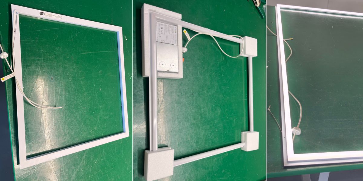 Grid Frame Panel Light Details factory
