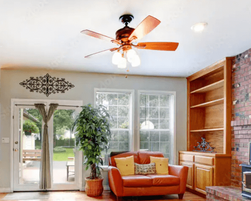 farmhouse ceiling fan with light
