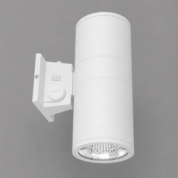 4inch outdoor cylinder light white
