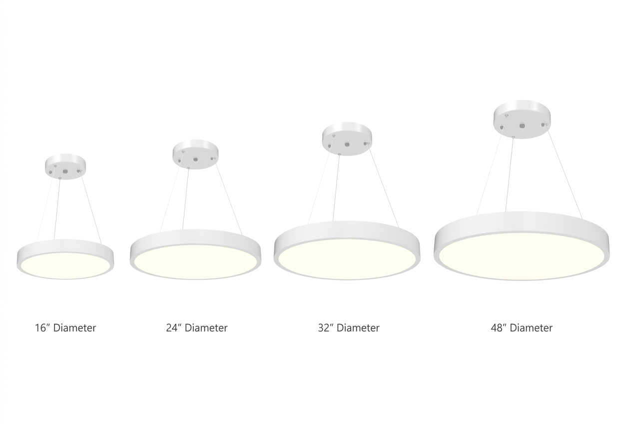 Architectural Round Pendant Lights