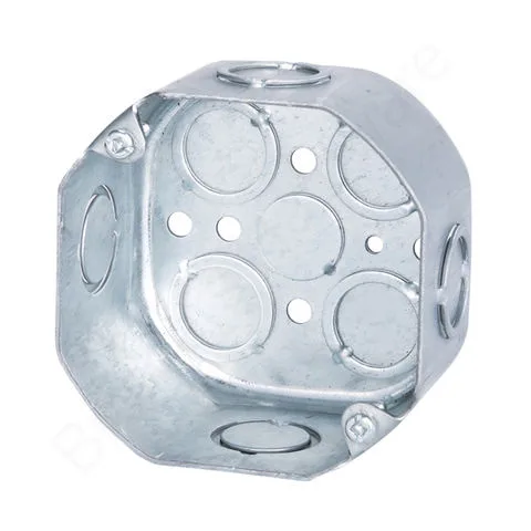 octangle metal junction box