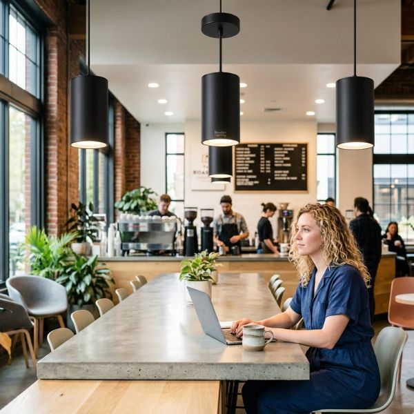 led cylinder pendant light fixture