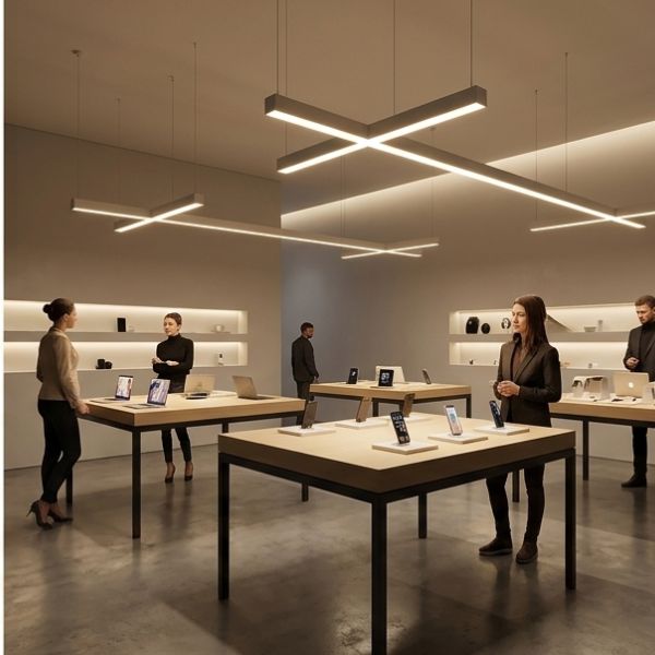 X shape retail store application