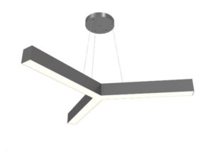 Y shape Linear Light Black