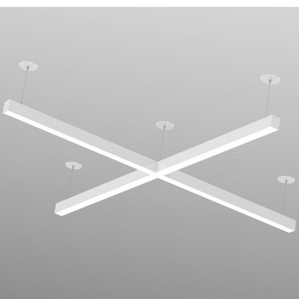 X shape linear light white