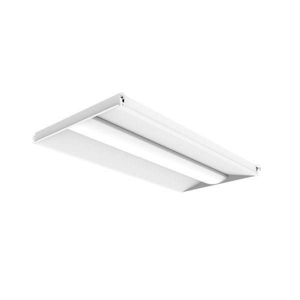 2x4 center basket led troffer recessed light