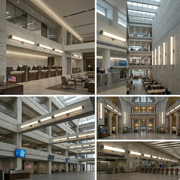 Circular Wall Mount Luminaire application