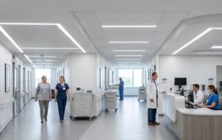 Strategic Nurse Station Lighting: Enhancing Efficiency and Well-beingNurse stations serve as the 24/7 central nervous system of any healthcare facility, where critical data entry, clinical assessment, and medication preparation occur simultaneously. Brandon Lighting provides high-performance healthcare illumination solutions designed to support the visual and physiological needs of nursing staff across all shifts.By integrating human-centric lighting and advanced workspace design, our fixtures help reduce visual fatigue, improve clinical efficiency, and support occupational health for professionals working outside regular schedules.Key Benefits of Professional Nurse Station LightingSupporting Circadian Rhythms & AlertnessNurses frequently work in shift patterns that can disrupt circadian rhythms. Brandon’s dynamic lighting and circadian lighting options allow for the optimization of lighting parameters throughout a 24-hour cycle. For night shift personnel, our systems promote a high degree of alertness while preparing the body for eventual rest, enhancing overall well-being.Enhanced Clinical Efficiency & Task AccuracyHigh-quality task lighting is mandatory for medication areas to prevent errors and ensure precision. Our overhead slot and bulkhead fixtures deliver localized, uniform illumination to desks and work surfaces, ensuring nurses can perform documentation and medical tasks without eye strain.Glare Reduction & Visual ComfortTo protect nurses of all ages from visual fatigue, our architectural luminaires focus on glare reduction. By providing balanced, glare-free healthcare illumination, we create a more comfortable environment that increases productivity and job satisfaction.Recommended Brandon Lighting SolutionsArchitectural Linear & Slot FixturesIdeal for bulkhead installations above nursing desks, our linear slot fixtures provide targeted light to workspace designs while maintaining a sleek, modern aesthetic. These fixtures ensure uniform illumination across both centralized and decentralized nursing stations.High-Performance Recessed TroffersFor general ambient illumination in corridors and stations, our recessed LED troffers offer reliable, high-quality light. These are easy to integrate with advanced lighting control systems for seamless 24/7 operation.Sconces & Pendant FixturesFor decentralized stations or specialized reception areas, Brandon's sconces and pendant fixtures add a decorative yet functional touch, providing the necessary light quality without the clinical "over-lit" feel.Safety & UV DisinfectionIn high-touch environments like nurse stations, integrating UV disinfection lighting can assist in maintaining hygienic standards, further protecting patient care and staff safety.Technical Standards for Healthcare EnvironmentsFeatureRequirement for Nurse StationsBrandon SolutionIllumination TypeTask, Ambient, and CircadianDynamic CCT & Wattage SelectableVisual ComfortUGR < 19 (Low Glare)Precision Refractors & DiffusersControl Systems24/7 Automated Dimming0-10V / DALI / Smart ControlsShift SupportHigh Alertness for Night ShiftsHigh CRI, Cool Blue-Enriched WhiteWorkspace DesignBulkhead and Desk LightingArchitectural Linear SlotsOptimizing Your Facility for Better Patient CareA well-lit nurse station is not just about visibility; it is an investment in your staff's productivity and health. By choosing Brandon’s human-centric lighting solutions, healthcare facilities can provide a supportive environment that enhances staff performance and elevates the standard of patient care.Page Title: Nurse Station Lighting Solutions | Circadian & Task Lighting | Brandon LightingPage Meta Description: Enhance clinical efficiency and staff well-being with Brandon's nurse station lighting. Explore circadian-ready linear slots, task lighting, and low-glare fixtures for 24/7 healthcare environments.