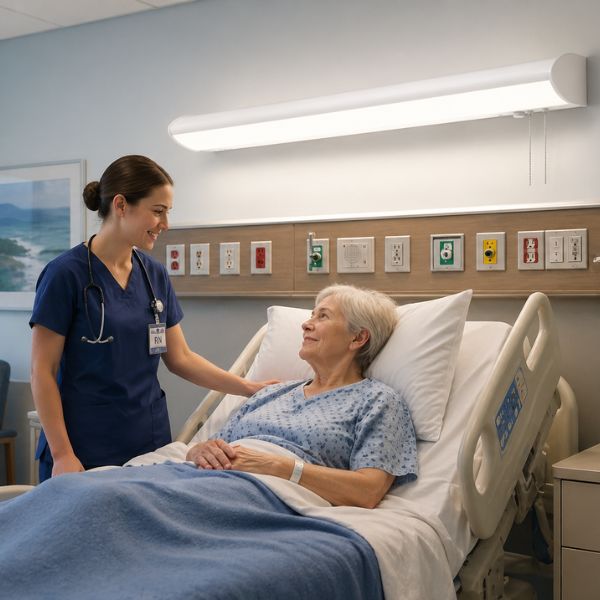 hospital overbed light