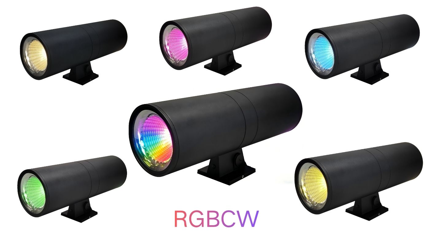 RGBCW wall cylinder light