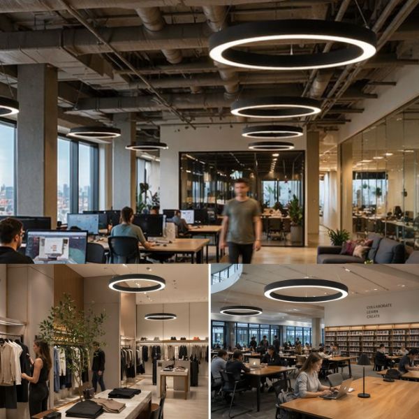 Ring pendant architectural light supplier